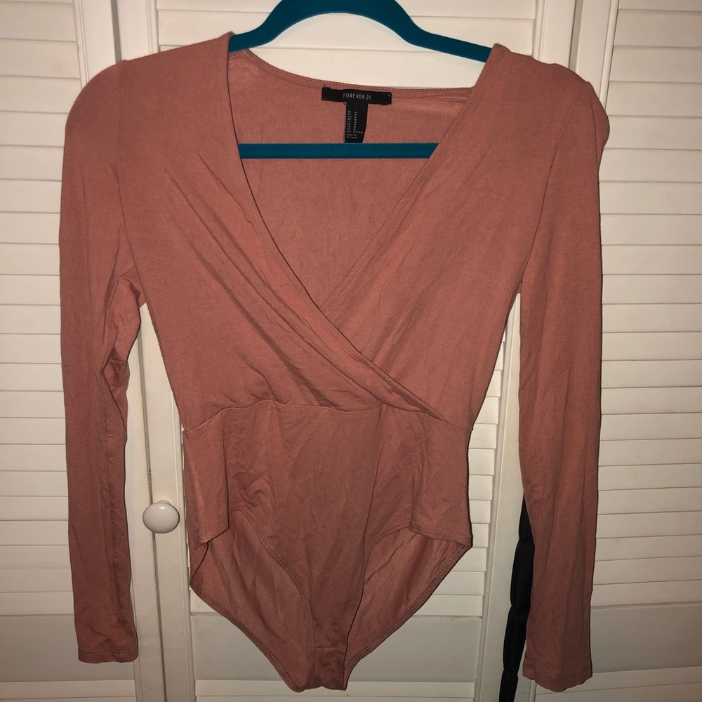 Forever21 long sleeve bodysuit